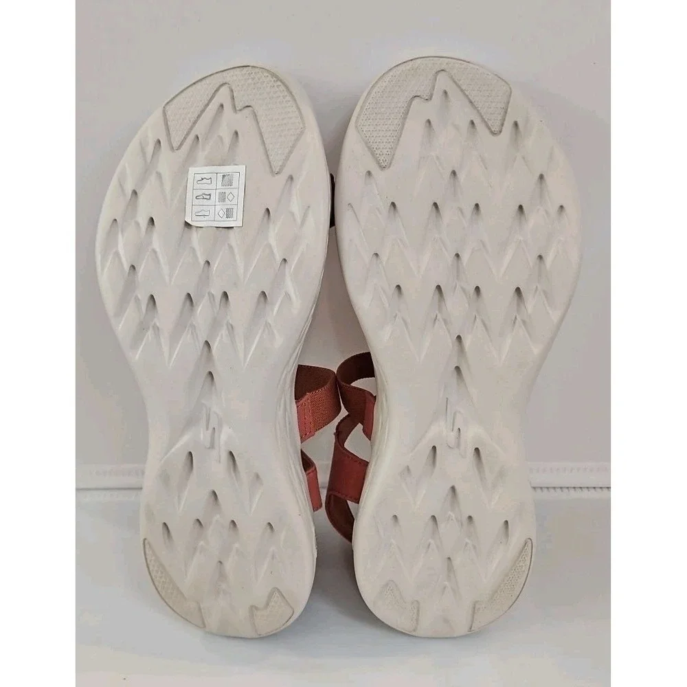 SKECHERS Goga Mat Adj Sandals Sz 7 Women Casual Comfort Walking  DUSTY ROSE #588 - Picture 8 of 9